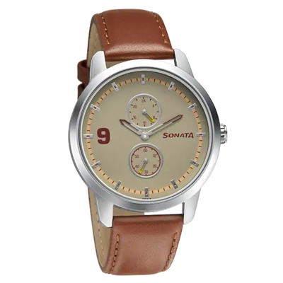 "Sonata Gents Watch 7139SL03 - Click here to View more details about this Product
